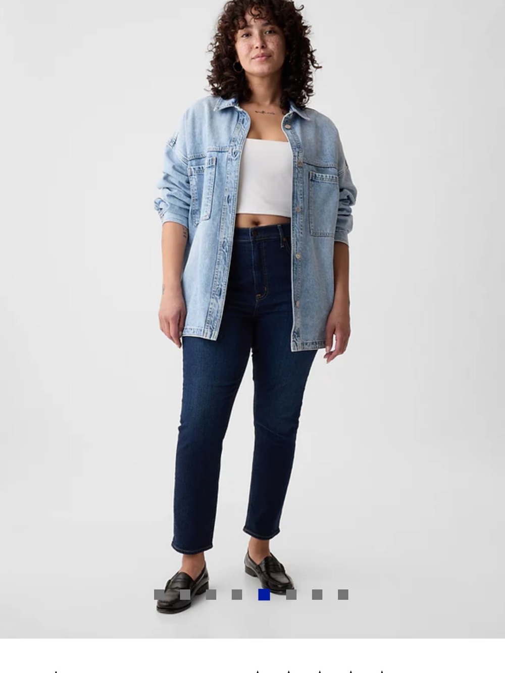 GAP Dark Blue Women’s High-Rise Vintage Slim sz 8